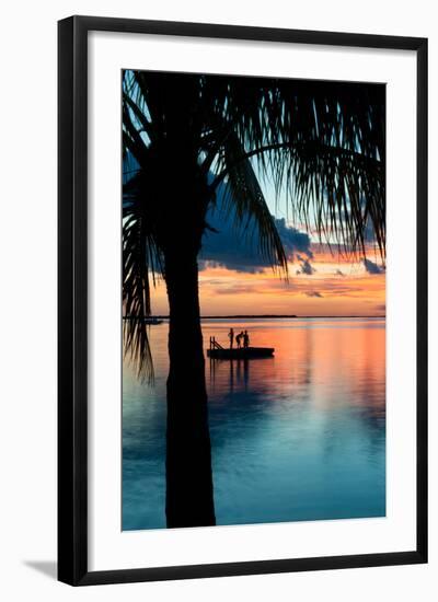 Sunset Landscape with Floating Platform - Florida-Philippe Hugonnard-Framed Photographic Print