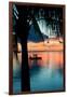 Sunset Landscape with Floating Platform - Florida-Philippe Hugonnard-Framed Premium Photographic Print