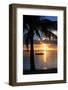 Sunset Landscape with Floating Platform - Miami - Florida-Philippe Hugonnard-Framed Premium Photographic Print
