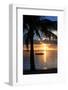 Sunset Landscape with Floating Platform - Miami - Florida-Philippe Hugonnard-Framed Premium Photographic Print