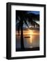 Sunset Landscape with Floating Platform - Miami - Florida-Philippe Hugonnard-Framed Photographic Print