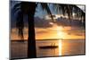 Sunset Landscape with Floating Platform - Miami - Florida-Philippe Hugonnard-Mounted Photographic Print