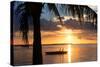 Sunset Landscape with Floating Platform - Miami - Florida-Philippe Hugonnard-Stretched Canvas