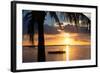 Sunset Landscape with Floating Platform - Miami - Florida-Philippe Hugonnard-Framed Photographic Print