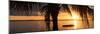 Sunset Landscape with Floating Platform - Miami - Florida-Philippe Hugonnard-Mounted Photographic Print