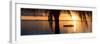 Sunset Landscape with Floating Platform - Miami - Florida-Philippe Hugonnard-Framed Photographic Print