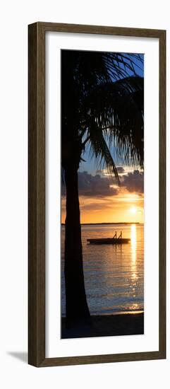 Sunset Landscape with Floating Platform - Miami - Florida-Philippe Hugonnard-Framed Photographic Print