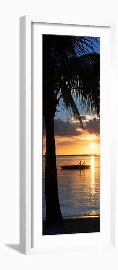 Sunset Landscape with Floating Platform - Miami - Florida-Philippe Hugonnard-Framed Photographic Print