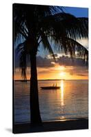 Sunset Landscape with Floating Platform - Miami - Florida-Philippe Hugonnard-Stretched Canvas