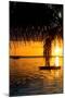 Sunset Landscape with Yacht and Floating Platform - Miami - Florida-Philippe Hugonnard-Mounted Photographic Print