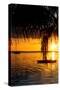 Sunset Landscape with Yacht and Floating Platform - Miami - Florida-Philippe Hugonnard-Stretched Canvas