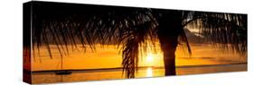 Sunset Landscape with Yacht - Miami - Florida-Philippe Hugonnard-Stretched Canvas