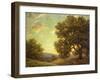 Sunset Landscape-Granville Redmond-Framed Art Print