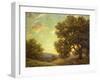 Sunset Landscape-Granville Redmond-Framed Art Print