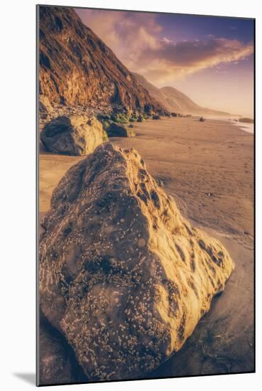 Sunset Light at Blues Beach, Fort Bragg Mendocino California-Vincent James-Mounted Photographic Print