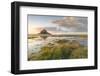 Sunset light, Mont-Saint-Michel, UNESCO World Heritage Site, Normandy, France, Europe-Francesco Vaninetti-Framed Photographic Print