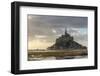 Sunset light, Mont-Saint-Michel, UNESCO World Heritage Site, Normandy, France, Europe-Francesco Vaninetti-Framed Photographic Print