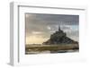 Sunset light, Mont-Saint-Michel, UNESCO World Heritage Site, Normandy, France, Europe-Francesco Vaninetti-Framed Photographic Print