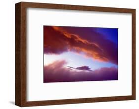 Sunset Light On Clouds-Panoramic Images-Framed Photographic Print