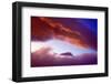 Sunset Light On Clouds-Panoramic Images-Framed Photographic Print