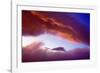 Sunset Light On Clouds-Panoramic Images-Framed Photographic Print