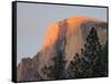 Sunset light on Half Dome. Yosemite National Park, CA-Jamie & Judy Wild-Framed Stretched Canvas