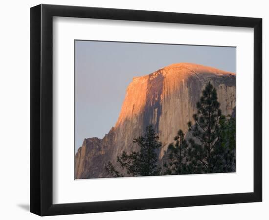 Sunset light on Half Dome. Yosemite National Park, CA-Jamie & Judy Wild-Framed Photographic Print