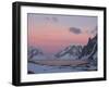 Sunset Light on Lemaire Channel, Antarctic Peninsula-Hugh Rose-Framed Photographic Print