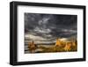 Sunset light on tufa formation, Mono Lake, Tufa State Natural Reserve, California-Adam Jones-Framed Photographic Print