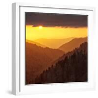 Sunset Light Reflected by Clouds Fills Valley with Warm Light-Ann Collins-Framed Photographic Print