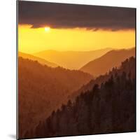 Sunset Light Reflected by Clouds Fills Valley with Warm Light-Ann Collins-Mounted Photographic Print