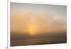 Sunset Light Shining Through Fog Bank of the Florida Coast-James White-Framed Photographic Print