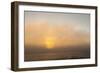 Sunset Light Shining Through Fog Bank of the Florida Coast-James White-Framed Photographic Print