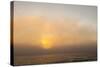 Sunset Light Shining Through Fog Bank of the Florida Coast-James White-Stretched Canvas