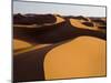 Sunset Light Strikes the Large and Expansive Sand Dunes of Erg Zehar, Near M'Hamid, Morocco.-Ethan Welty-Mounted Photographic Print