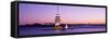 Sunset Lighthouse Istanbul Turkey-null-Framed Stretched Canvas