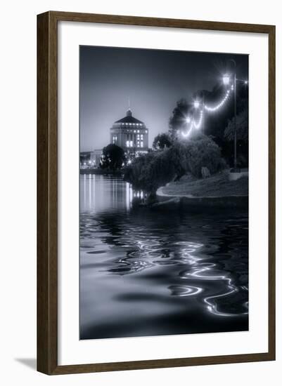 Sunset Lights at Lake Merritt-Vincent James-Framed Photographic Print