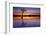 Sunset, lone tree in Milarrochy Bay, Loch Lomond and the Trossachs National Park, Balmaha, Stirling-Neale Clark-Framed Photographic Print