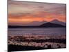 Sunset, looking from Bali to Java, Indonesia, Southeast Asia, Asia-Melissa Kuhnell-Mounted Premium Photographic Print