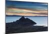 Sunset Looking Towards Copacabana on Lake Titicaca-Alex Saberi-Mounted Photographic Print