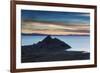 Sunset Looking Towards Copacabana on Lake Titicaca-Alex Saberi-Framed Photographic Print