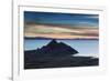 Sunset Looking Towards Copacabana on Lake Titicaca-Alex Saberi-Framed Photographic Print