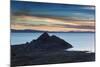 Sunset Looking Towards Copacabana on Lake Titicaca-Alex Saberi-Mounted Photographic Print