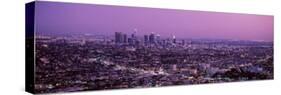 Sunset, Los Angeles, California, USA-null-Stretched Canvas