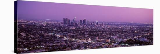 Sunset, Los Angeles, California, USA-null-Stretched Canvas