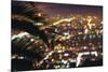 Sunset, Los Angeles skyline viewed from Hollywood Hills, Southern California, USA-Stuart Westmorland-Mounted Photographic Print