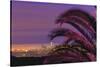 Sunset, Los Angeles skyline viewed from Hollywood Hills, Southern California, USA-Stuart Westmorland-Stretched Canvas