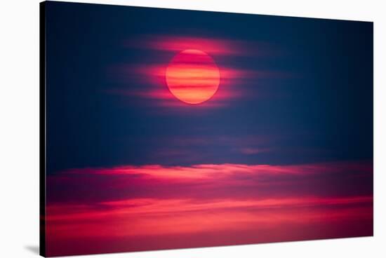 Sunset, Marble Island, Nunavut Island, Canada-Paul Souders-Stretched Canvas