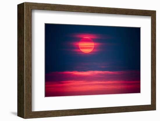 Sunset, Marble Island, Nunavut Island, Canada-Paul Souders-Framed Photographic Print