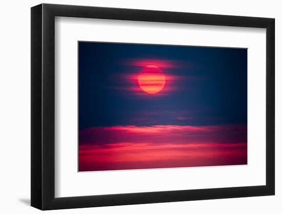 Sunset, Marble Island, Nunavut Island, Canada-Paul Souders-Framed Photographic Print